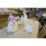 3 ROYAL DOULTON LADIES, JUST FOR YOU, HEATHER AND ASHLEY