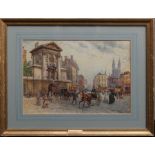 Henry Edward Tidmarsh, signed and dated 1899, pair of watercolours, "St Bartholomew's Smithfield,