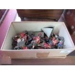 A quantity of Britains of London, and others, painted toy soldiers and figures