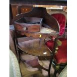 MAHOGANY CORNER WASHSTAND, AF