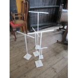 5 PAINTED WOODEN STANDS