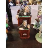 A Staffordshire model , Ralph Wood style, of Vicar and Moses
