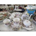 A collection of Queens Fine China 'Cut for Coffee'