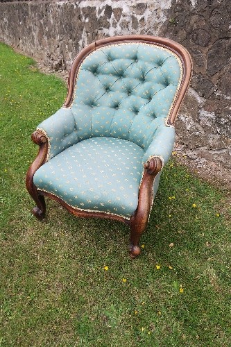 19th century style show wood chair