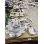 A large collection of Royal Albert Moonlight Rose pattern china