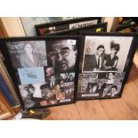 Two signed photos of the Krays and Frankie Fraser