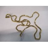 A 9k gold necklace, 19g gross
