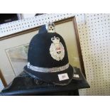 A policemans helmet