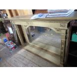 A mirror back off a sideboard