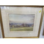 William Wigley, watercolour, pastoral landscape, 9ins x 13ins, William Wigley, watercolour, rural