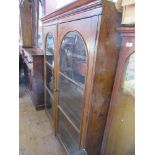 A glazed cabinet