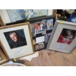 A signed Rutger Hauer , Dido and Mark Lester photo