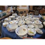 A large collection of Royal Worcester Evesham pattern and some other Royal Worcester