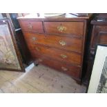 A 19th century mahogany chest of drawers