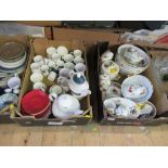 36395 A box of Royal Worcester Evesham, together with two boxes of china