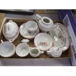 A miniature tea set