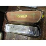 A Hohner harmonica