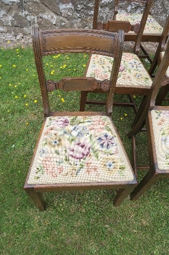 A set of six Regency design dining chairs - Image 2 of 4