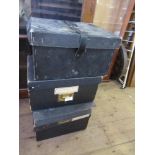 Brays , assorted hat boxes