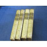 The Adventurer, volumes 1 - 4, bound in vellum, New Edition, published London MDCCLXX