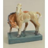 A Royal Worcester model, Foals, modelled by Doris Lindner, shape number 3152, height 5.