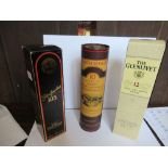 A 75cl bottle of 10 year old Glenmorangie, a bottle of 12 year old Glenlivet, and a bottle of 8 year