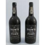Six bottles of Dow's 1972 Vintage Port