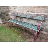 A garden bench