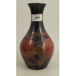 A Moorcroft bulbous vase, decorated in the pomegranate pattern, height 8.5insCondition Report: