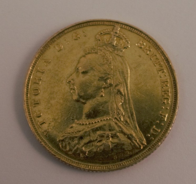An 1887 gold sovereign - Image 2 of 2