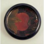 A Moorcroft bowl, decorated with pomegranates, diameter 4.5insCondition Report: Crazing to base