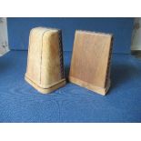 A pair of Cotswold School bookends, designed and made by Fred Foster 1966, height 5ins