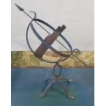 An armillary sundial