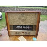 A Murphy radio, with receipt book, 19ins x 16.5ins