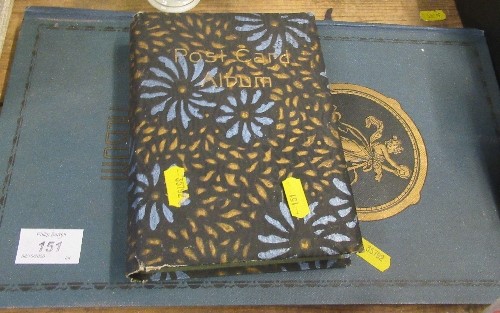 Two postcard albums