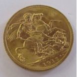A 1915 gold sovereign