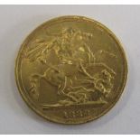 An 1888 gold sovereign