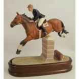A Royal Worcester model, Stroller and Marion Coakes, with plinth