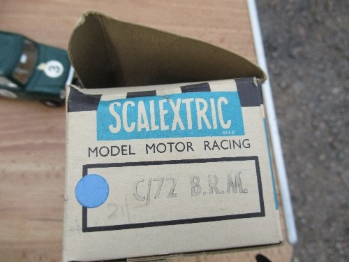 A Scalextric Austin Mini Cooper C76, together with two Scalextric boxes for C/72 BRM and K/1 Go- - Bild 3 aus 4