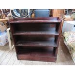 A mahogany set of shelves