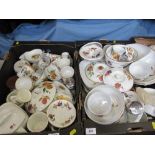 2 boxes of Evesham china