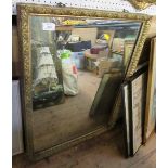 A gilt frame mirror, 22ins x 28ins including frame