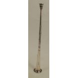A silver hunting horn, af, Birmingham 1904, length 10.25ins