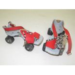A pair of 1970's Flyer roller skates