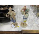 Two Royal Worcester Hadley collection models, Eastern Water carriers