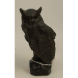 C Masson, a model of an owl, height 4.25ins