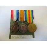 Private R Gibson, London Regiment Taken prisoner first day of the Somme Trio 1914 Star