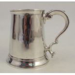 A Georgian silver christening mug, London 1763, weight 6oz, maker WP, height 3.5insCondition Report: