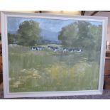 Ann Thiselthwaite, oil on canvas, By The Malvern Hill, 21.5ins x 27.5ins