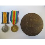 Rifleman GFT Ascott, London Rifle Brigade KIA 25.3.18, age 19 British War Medal, Victory Medal and